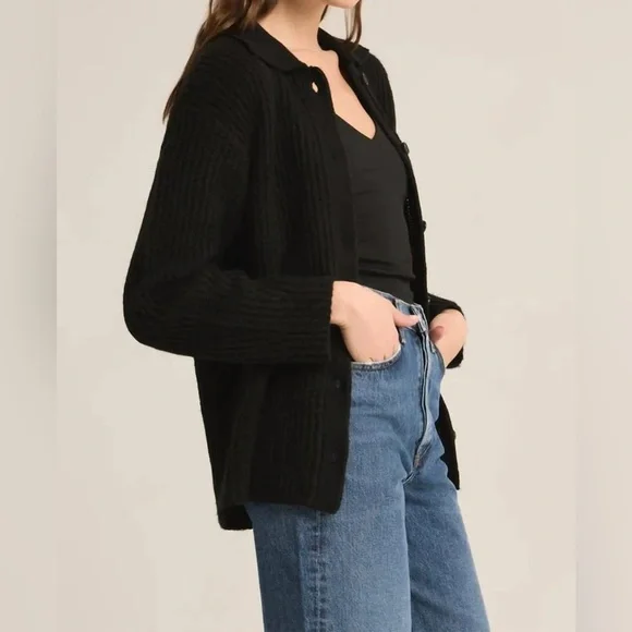 Z Supply Lennie Button Up Sweater - Picture 2 of 4